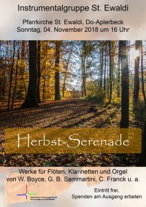 Herbst-Serenade der Instrumentalgruppe St. Ewaldi @ Pfarrkirche St- Ewaldi-Dortmund | Dortmund | Nordrhein-Westfalen | Deutschland
