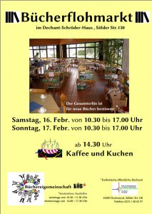 Bücherflohmarkt in der Bücherei St. Marien in Sölde am 16./17.02.2019 @ Gemeindehaus St. Marien Sölde | Dortmund | Nordrhein-Westfalen | Deutschland