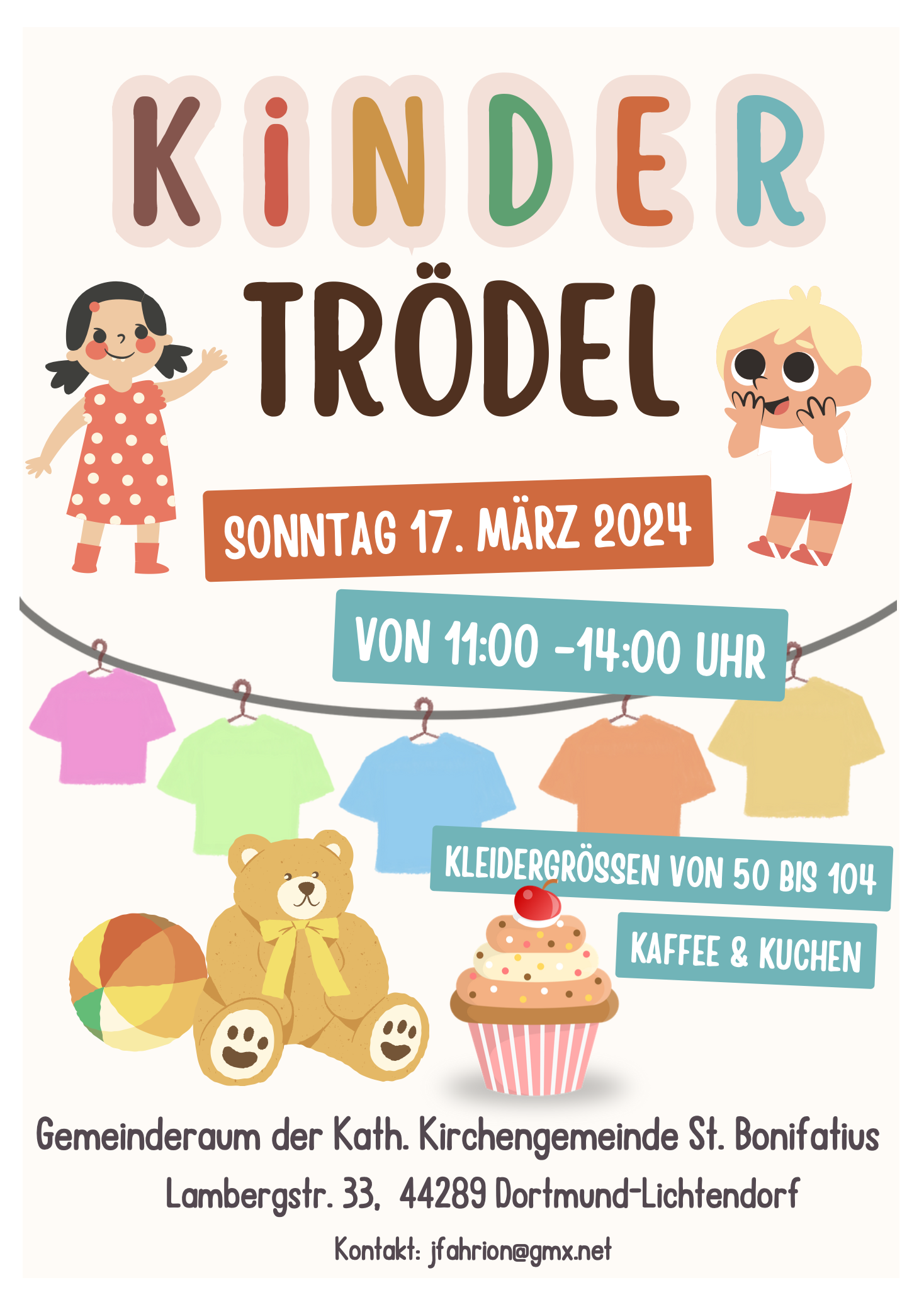 Kindertrödelmarkt 17.03.2024 Lichtendorf / Södlerholz