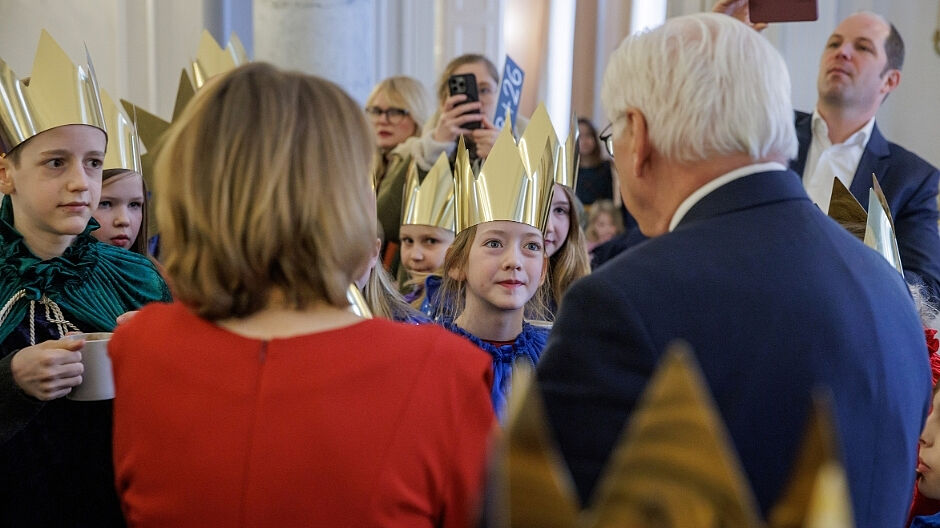 Im Gespräch mit dem Bundespräsidenten